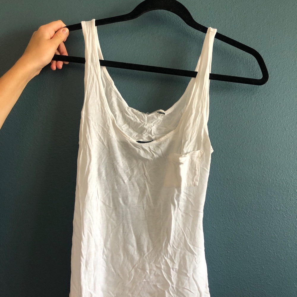 Cute white tank top